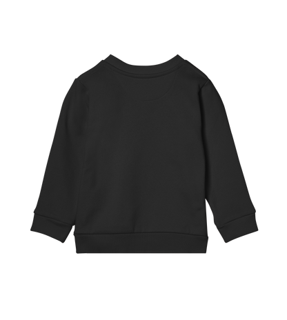 'Keep It Groovy' Kids Sweater - Off Black