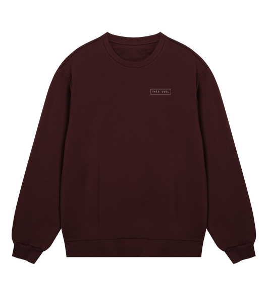 'Trés Cool' Men's Regular Sweatshirt - Maroon