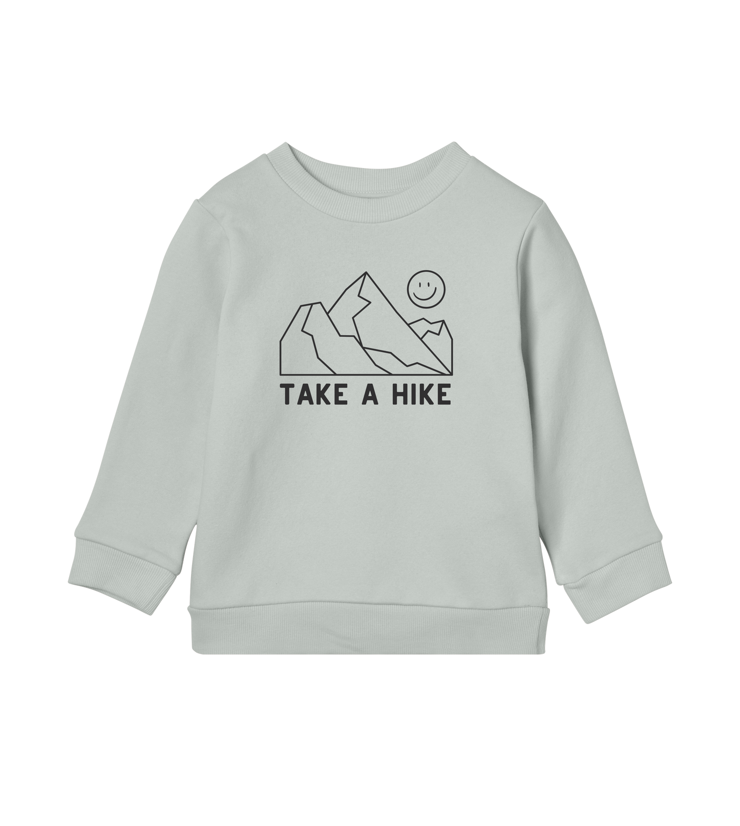 'Take A Hike' Kids Sweater - Mint Green