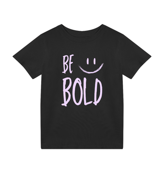 'Be Bold' Kids Tee - Off Black