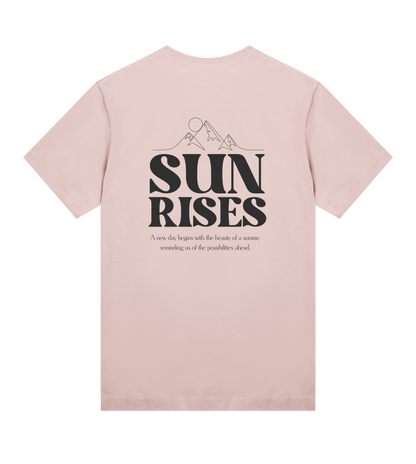 'Sun Rises' Women's Regular Tee - Soft Pink